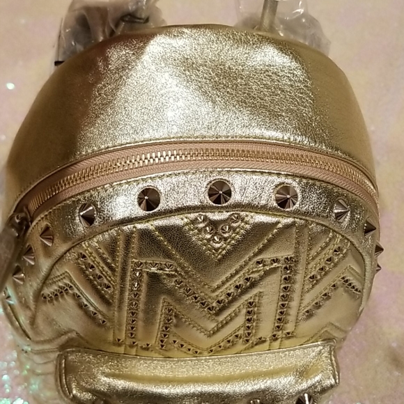 MCM Munich Gold Backpack - Picture 6 of 8